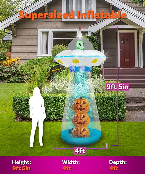 9.5ft Alien Abduction Halloween Inflatable