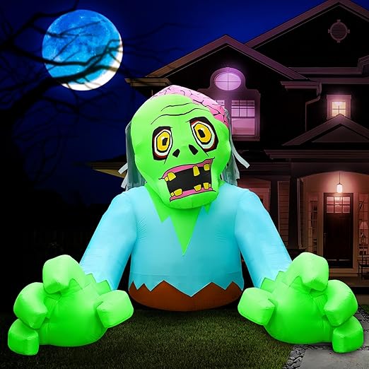 7ft Giant Zombie Halloween Inflatable