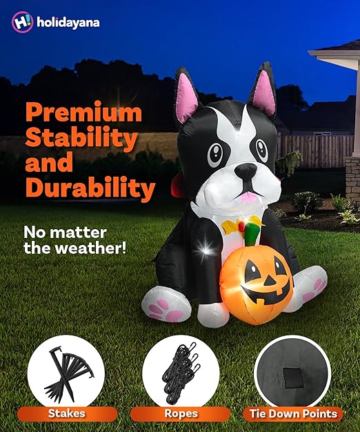 5ft Vampire Dog Halloween Inflatable